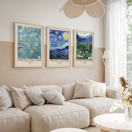 Wallity Huhu269 Conjunto de 3 Cuadros Decorativos 30 x 40 cm